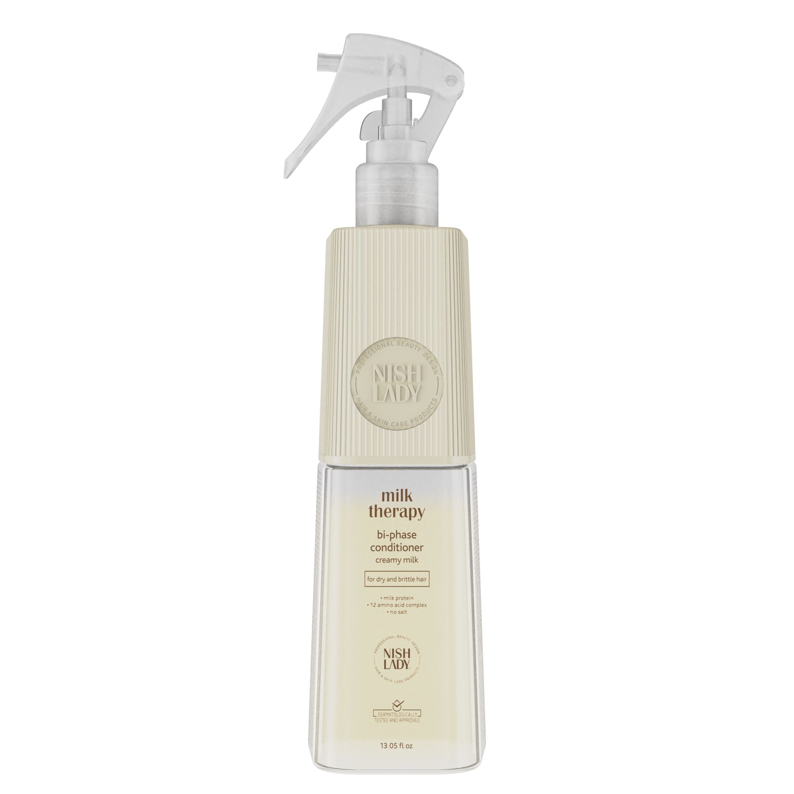 Nish Lady_Bi-Phase Conditioner_MILK_THERAPY_386 ML_Right_Front 2